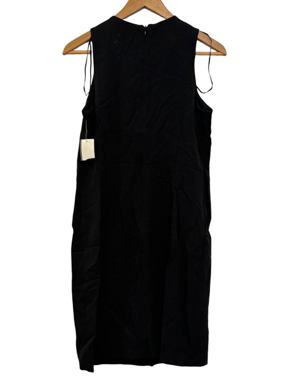 Donna Ricco DRESS Black Sleeveless Beaded Sheath Size 6 Polyester Blend - Picture 6 of 7